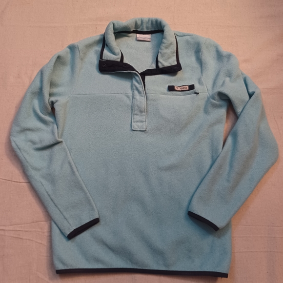 Columbia Tops - Columbia PFG Quarter-Snap Fleece Pullover Women's Size Medium